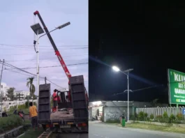 Pemasangan Lampu Penerangan Jalan di Pulau Lombok dan Sumbawa